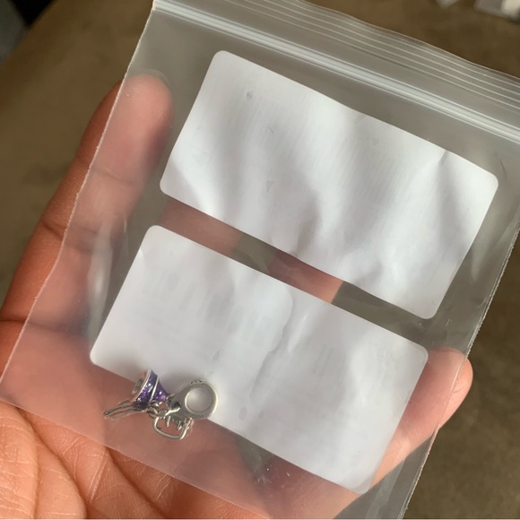 NWOT Halloween Vampire Witch Hat Skeleton Skull Dangle Charm Sterling Silver 925 - Picture 2 of 10